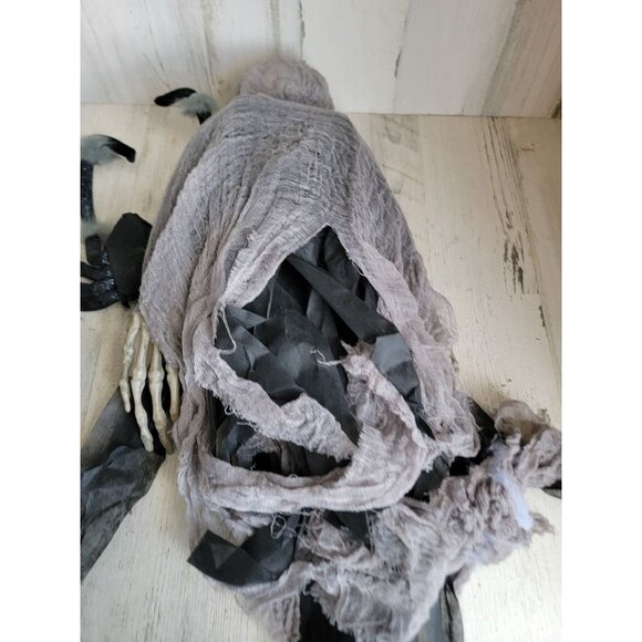 Grim reaper spider hanging Halloween home decor prop set unique - Picture 11 of 12